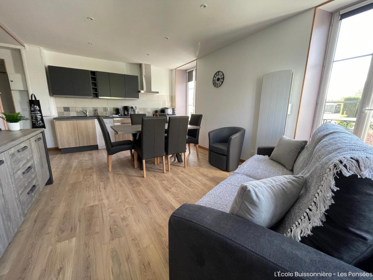 Apartamento L'École Buissonnière Saint-Vigor-le-Grand Exterior foto