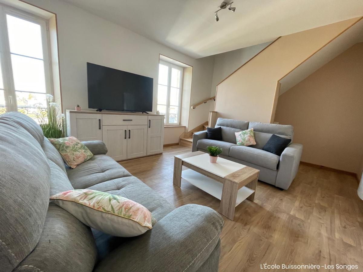Apartamento L'École Buissonnière Saint-Vigor-le-Grand Exterior foto